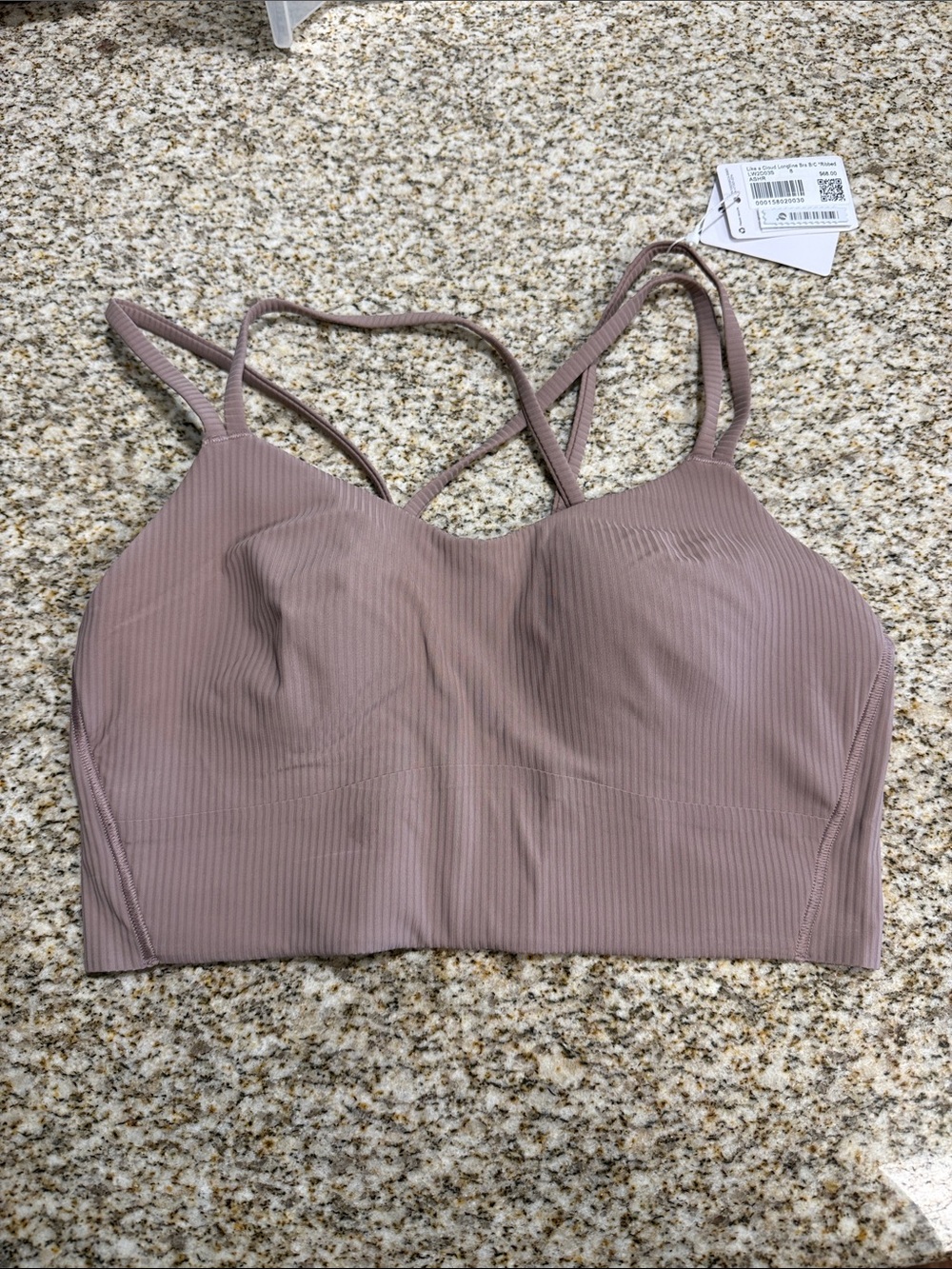 Like a Cloud Ribbed Longline Bra B/C - Picture 3 of 6